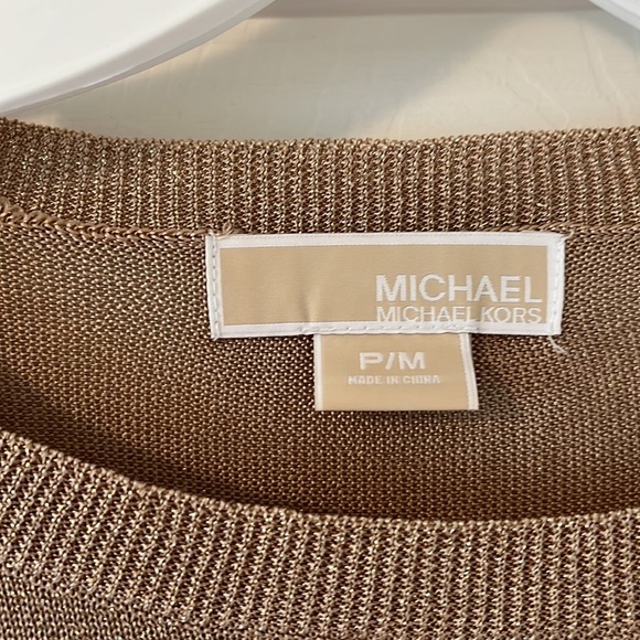 MK Hombre sparkling top with side ruching and drawstring - Picture 2 of 4